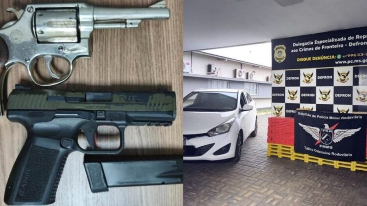 Traficantes são mortos pela PMR, após abordagem à Hyundai HB20 e fuga na MS-166