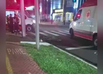 Moradora de rua é atropelada por veículo e morre na Afonso pena, em Campo Grande