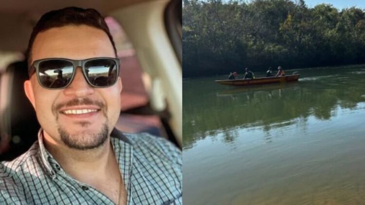 Rapaz desaparece nas águas do Rio Verde, bombeiros, familiares e amigos fazem busca