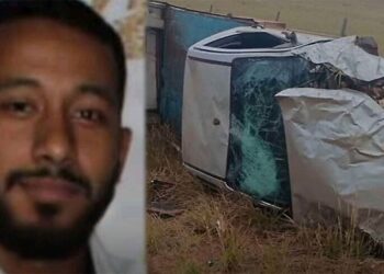 Trabalhador morre ao tombar veículo na MS-324 ao entregar marmitas em Água Clara