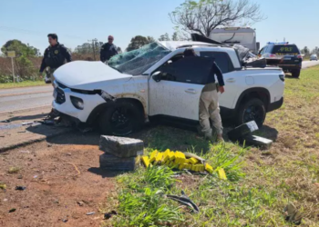 Traficante é preso, após capotar Montana com mais de 1,5 tonelada de maconha na BR-060