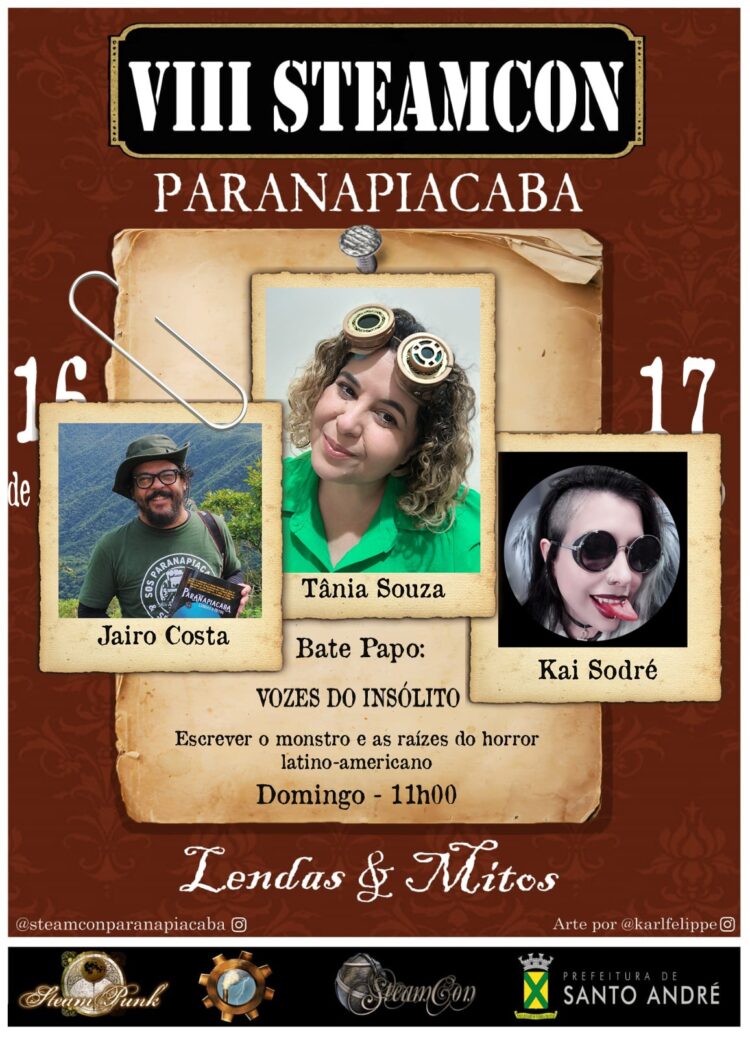 Escritora sul-matogrossense leva o horror fronteiriço a evento cultural em Paranapiacaba