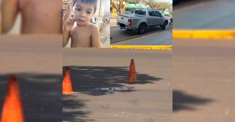 Menino de 4 anos atravessa avenida atrás da mãe e morre atropelado em Caarapó