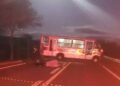 Motociclista morre ao colidir contra micro-ônibus na MS-156 entre Amambai e Caarapó