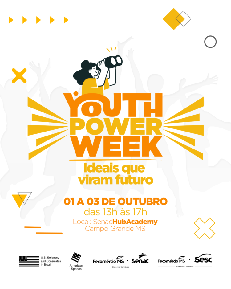 Consulado dos EUA, Sesc e Senac fazem oficinas de empreendedorismo para jovens em Campo Grande