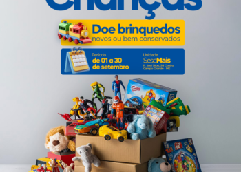 Sesc Mais lança campanha de doação de brinquedos para o Dia das Crianças