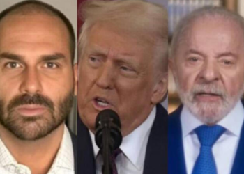 Eduardo Bolsonaro quebra silêncio após Donald Trump elogiar Lula na ONU: “Fez o que sempre praticou”
