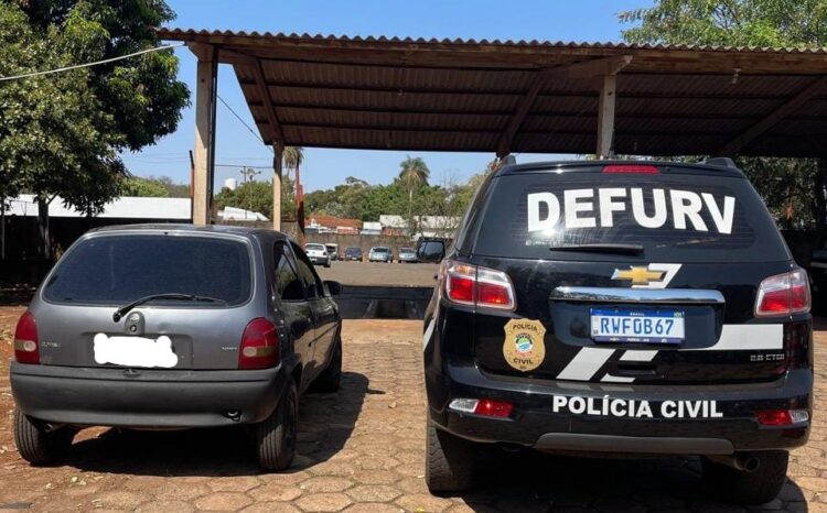 Polícia apreende Corsinha furtado e com sinais identificadores adulterados na Capital