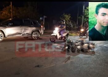 Colisão entre carro e moto em rua de Três Lagoas mata o motociclista