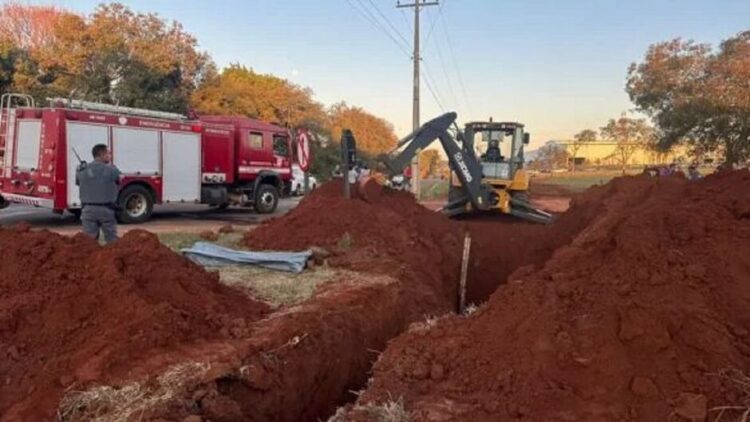 Jovem trabalhador morre soterrado, após obra de escavação desabar em Selvíria