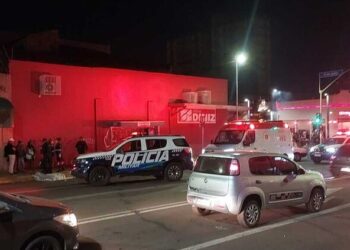 Vídeo: Rolê na 14 termina com assassinato, tiros de borracha e bomba de efeito moral na Capital