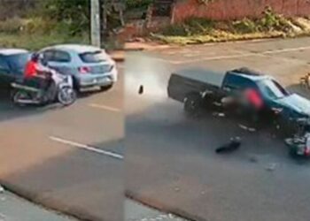 Morre motociclista atingido por carro ao tentar conversão na Avenida Tamandaré