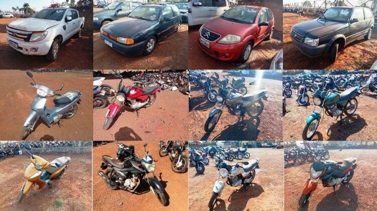 Detran/MS leiloa 13 carros e 96 motos na cidade de Dourados