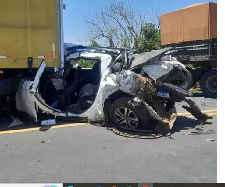 Mulher morre em engavetamento envolvendo carretas e veículos de passeio na BR-163 em MS