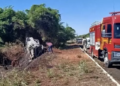 Motorista morre carbonizado ao capotar Toyota Corolla na BR-158 em MS