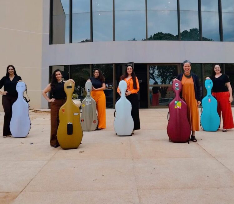 Projeto ‘Elas ao Cello’ encerra turnê em Inocência neste sábado após apresentações lotadas pelo interior