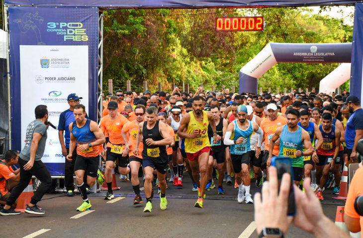 Corrida dos Poderes uniu esporte, cidadania e solidariedade em sua terceira edição