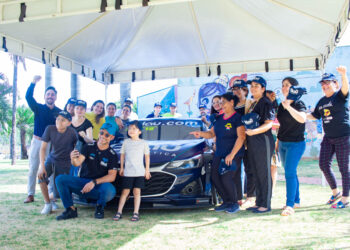 Pit stop diferente: piloto da Stock Car emociona crianças e famílias da AACC/MS e do CETOHI