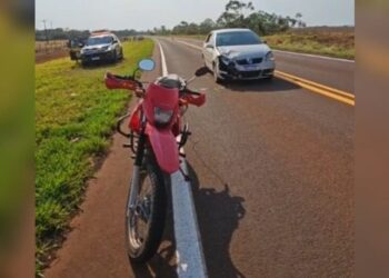 Capivara News TV: VW Polo atinge moto e arremessa motociclista na BR-060 lhe causando a morte