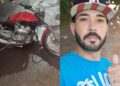Jovem morre em Aparecida do Taboado ao colidir moto em caçamba de entulhos