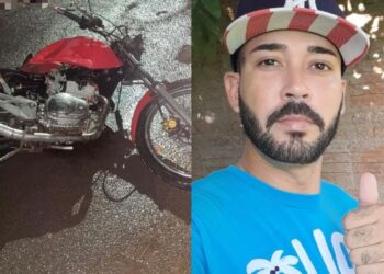 Jovem morre em Aparecida do Taboado ao colidir moto em caçamba de entulhos