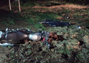 Motorista da van faz conversão, atinge e mata motociclista na MS-379 em Dourados