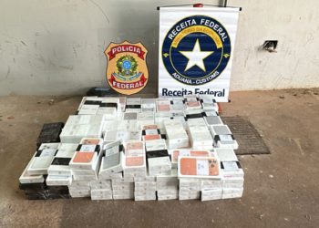 Polícia Federal intercepta veículo na MS-162 com 226 celulares de contrabando em Dourados