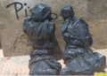 Sacos de lixo em formato de corpos humanos mobilizam polícia em Corumbá