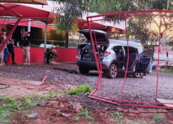 Traficante invade churrascaria com carro cheio de maconha durante perseguição na Capital