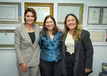 Ana Portela recebe apoio de Valdemar Costa Neto e Michelle Bolsonaro para disputar vaga na Assembleia Legislativa