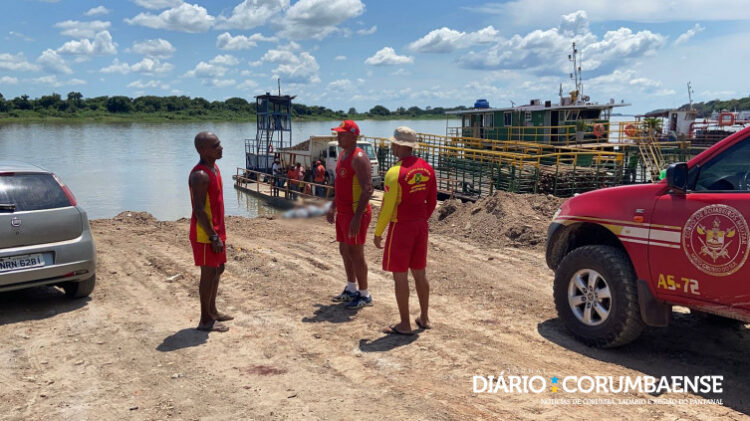 Bombeiros encontram o corpo de Wallace desaparecido desde terça no Rio Paraguai