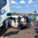 Colisão entre VW Gol e caminhão mata jovem nesta tarde na MS-112 em Inocência