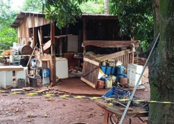 Homem é encontrado morto em barraco com ferimento no abdômen em Dourados