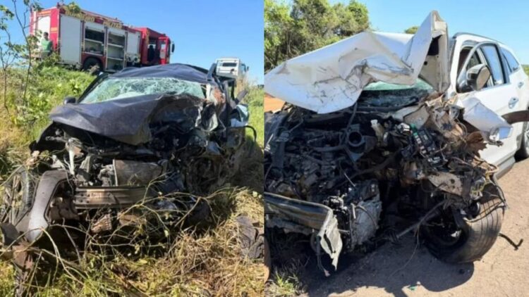 Ultrapassagem provoca colisão frontal que mata condutor de Bataguassu na BR-267