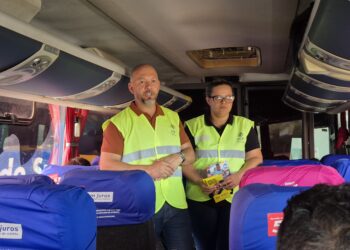 Motiva Pantanal reforça importância do uso do cinto de segurança em ônibus de viagem