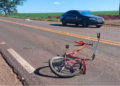 Adolescente morre atropelado por veículo ao pedalar pela BR-376 entre Dourados e Fátima do Sul