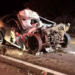 Ford Fiesta colide na traseira de carreta na MS-267 e mata condutor em Nova Andradina