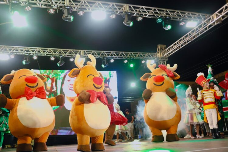 Abertura do Natal de Campo Grande transforma o Centro em palco de festa e alegria para toda a família