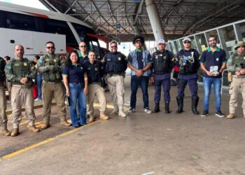 Ação educativa “Embarque Legal” orienta passageiros no Terminal Rodoviário de Campo Grande