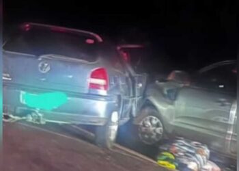 Duas pessoas morrem em colisão entre Gol e caminhonete na BR-262 em Campo Grande