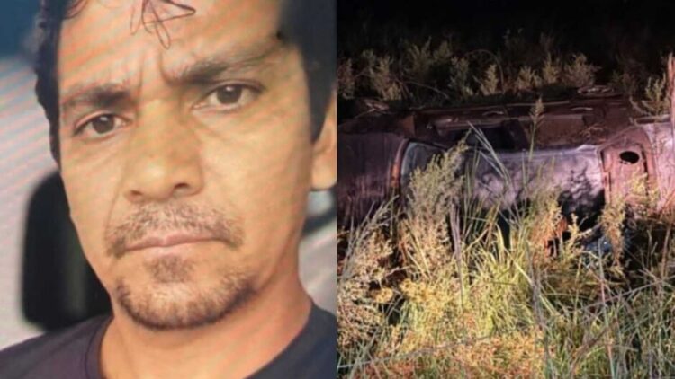 Ao voltar da “prainha” de Mundo Novo, condutor capota veículo e morre