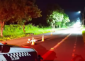 Casal encontra motociclista morto em Guia Lopes da Laguna, após ver farol de moto aceso
