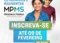 MPMS tem Processo Seletivo de Estagiários e Residentes com bolsas de mais de R$ 2 mil