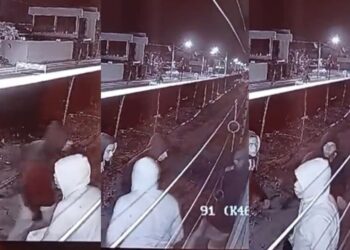 Capivara News TV: Vídeo mostra bandidos levando cofre de mansão no Residencial Damha III