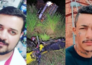 Motociclista e garupa morrem em colisão com caminhonete na MS-488 em Itaquiraí