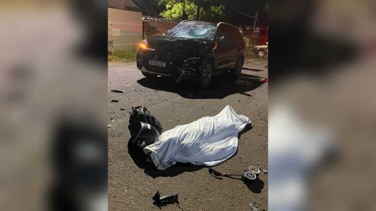 Veículo desvia de buracos, atinge e mata motociclista no Jardim Seminário em Campo Grande
