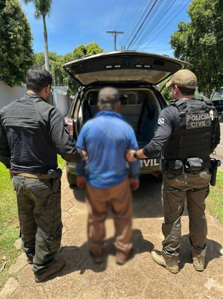 Idoso de 71 anos é preso por estuprar enteada que na época tinha 10 em Aquidauana