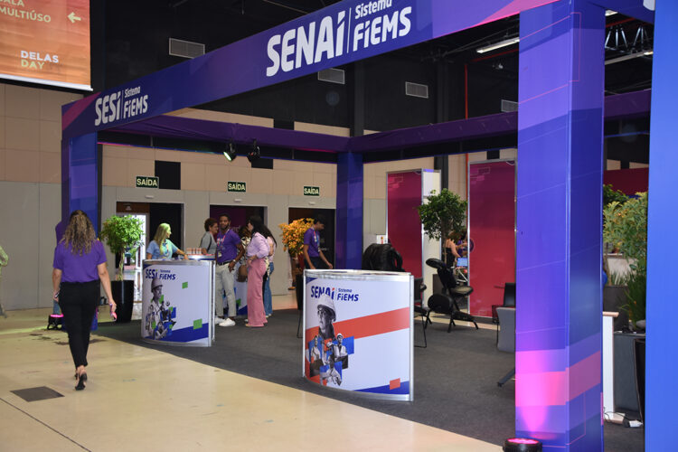 Sesi e Senai levam entretenimento e educação para participantes do Delas Day