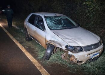 Motociclista morre em grave acidente com Palio na MS-379 em Douradina