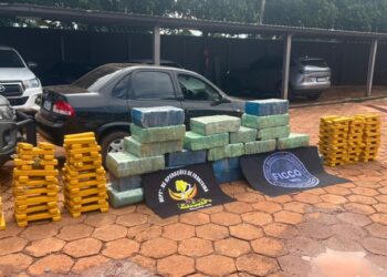 Traficante tenta fugir por mata, mas é pego com 745 kg de drogas na MS-258 em Sidrolândia